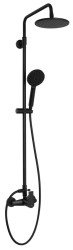 SAPHO - PAX sprchový sloup s pákovou baterií, černá mat (XA139/15)