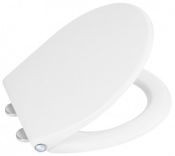SAPHO - PHARO WC sedátko s LED podsvícením, Soft Close, Easy Take, bílá (WX1315)