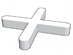 SAPHO - Plastové křížky do obkladů, 3, 150ks (PK130)