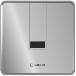 SAPHO - Podomítkový automatický splachovač pro urinál 6V (4xAA), nerez lesk (PS006)