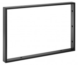 SAPHO - Podpěrná konzole 490x330x40, lakovaná ocel, černá mat, 1 ks (30370)