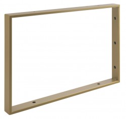 SAPHO - Podpěrná konzole 490x330x40, lakovaná ocel, zlato mat, 1 ks (30377)