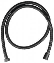 SAPHO - POWERFLEX kovová sprchová hadice, 120cm, černá mat (FLEX120B)