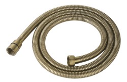 SAPHO - POWERFLEX kovová sprchová hadice, 150cm, zlato mat (FLEX150GB)