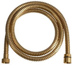 SAPHO - POWERFLEX plastová sprchová hadice, 150cm, zlato mat (FLE1019)