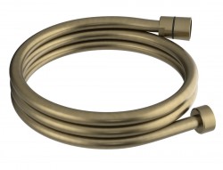 SAPHO - POWERFLEX plastová sprchová hadice, 150cm, zlato mat (FLEX150GO)