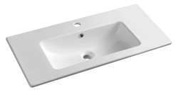 SAPHO - PRACTICO keramické umyvadlo nábytkové 80x40cm, bílá (44080)
