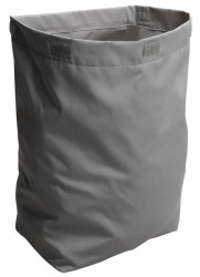 SAPHO - Prádelní koš do skříně 310x570x230, suchý zip, šedá (UPE600)