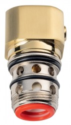 SAPHO - Přepínač s ovladačem pro vanovou baterii, zlato mat (561123GB)