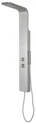 SAPHO - PRESTIGE termostatický sprchový panel 200x1400 mm, nerez mat (WN337)