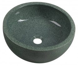 SAPHO - PRIORI keramické umyvadlo na desku, Ø 42 cm, zelená (PI013)