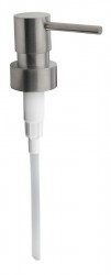 SAPHO - Pumpička k dávkovači mýdla, kovová, nerez mat (NDX111)