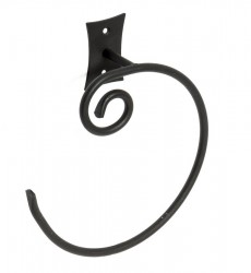 SAPHO - REBECCA držák ručníků otevřený, černá (CC006)