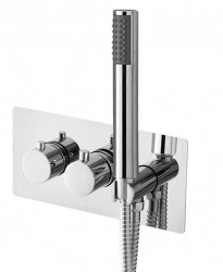 SAPHO - RHAPSODY podomítková sprchová termostatická baterie vč. sprchy, 3 výstupy, chrom (5509)