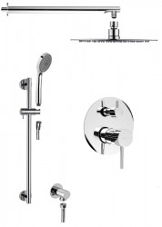 SAPHO - RHAPSODY podomítkový sprchový set s pákovou baterií, 2 výstupy, posuvný držák sprchy, chrom (5583Q-02)