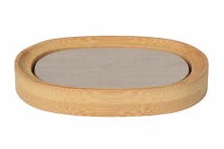 SAPHO - RIKO mýdlenka na postavení, béžová/bambus (8577)