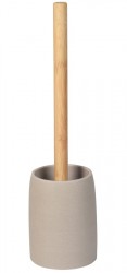SAPHO - RIKO WC štětka na postavení, béžová/bambus (8578)