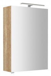 SAPHO - RIWA galerka s LED osvětlením, 50x70x17cm, dub alabama (RIW050-0022)