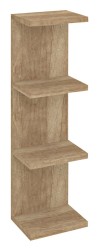 SAPHO - RIWA otevřená police 20x70x15cm, dub alabama (RIW200-0022)