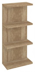 SAPHO - RIWA otevřená police 30x70x15cm, dub alabama (RIW300-0022)