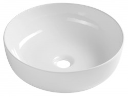SAPHO - RONDEA keramické umyvadlo na desku Ø 41cm, bílá (AR445)
