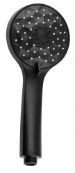 SAPHO - Ruční masážní sprcha, 4 režimy sprchování, průměr 101, ABS/černá mat (1204-02B)