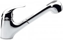 SAPHO - SALY stojánková dřezová baterie s výsuvnou sprškou, chrom (SA070)