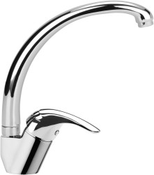 SAPHO - SALY stojánková dřezová baterie, výška 280, chrom (SA511)