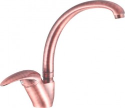 SAPHO - SALY stojánková dřezová baterie, výška 280, měď (SA515)