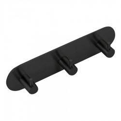 SAPHO - Samolepící trojháček, kulatý, černá mat (32203B)