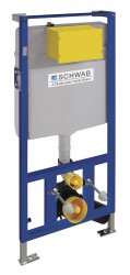 SAPHO - SCHWAB DUPLO WC 199 podomítková nádržka pro suchou montáž 3/6l, DN110mm (T02-2113-0250)