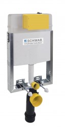 SAPHO - SCHWAB SET WC 199 podomítková nádržka pro zazdění 3/6l, DN110mm (T02-0112-0250)