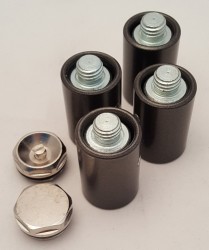 SAPHO - Set držáků radiátoru BONDI, antracit (NDDC45XT)