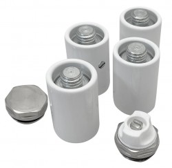 SAPHO - Set držáků radiátoru POSEIDON, bílá (NDDT46T)