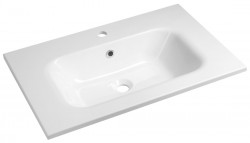 SAPHO - SIDRA umyvadlo, litý mramor, 71x46cm, bílá (SD071)