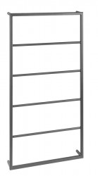 SAPHO - SKA nástěnný sušák ručníků 600x1150x100, černá mat (SKA502)