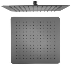 SAPHO - SLIM hlavová sprcha, 300x300, gun metal (SL181GM)