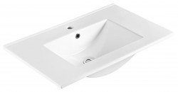 SAPHO - SLIM keramické umyvadlo, nábytkové, 70x46,5cm, bílá (1601-70)