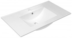SAPHO - SLIM keramické umyvadlo, nábytkové, 90x46,5cm, bílá (1601-90)