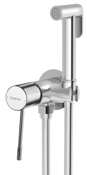 SAPHO - SOLARIS podomítková bidetová baterie se Stop sprškou, kulatá, chrom (WD040)
