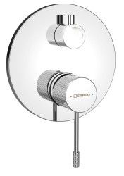 SAPHO - SOLARIS podomítková sprchová baterie, 2 výstupy, chrom (WD042)