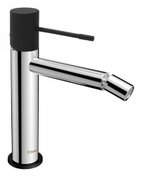 SAPHO - SOLARIS stojánková bidetová baterie, chrom/černá mat (WD003CB)