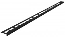 SAPHO - Spádová lišta, pravá, výška 10mm, délka 1000mm, černá mat (SPD10B-P)