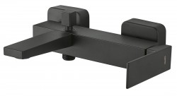 SAPHO - SPECTRE nástěnná vanová baterie, černá mat (1102-70B)