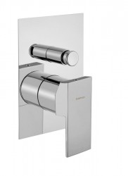 SAPHO - SPECTRE podomítková sprchová baterie, 2 výstupy, chrom (1102-42C)