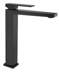 SAPHO - SPECTRE stojánková umyvadlová baterie vysoká, černá mat (1102-04B)