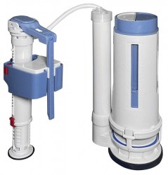 SAPHO - Splachovací souprava s DUAL tlačítkem 49, spodní napouštění 1/2