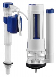 SAPHO - Splachovací souprava s DUAL tlačítkem 49, spodní napouštění 1/2