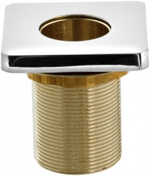 SAPHO - Sprchová průchodka na okraj vany vanu hranatá, chrom (1205-42)