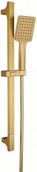 SAPHO - Sprchová souprava hranatá, posuvný držák 680, zlato mat (SC815GB)